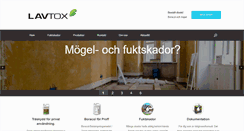 Desktop Screenshot of lavtox.se